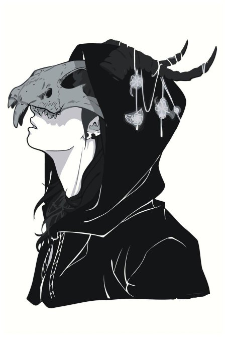 Парень в маске арт