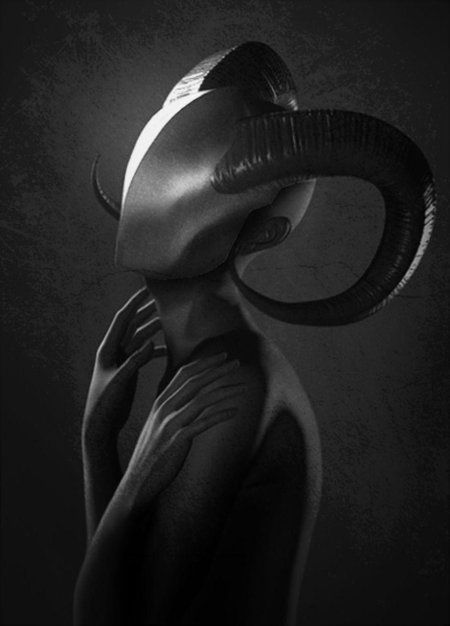 Тень с рогами