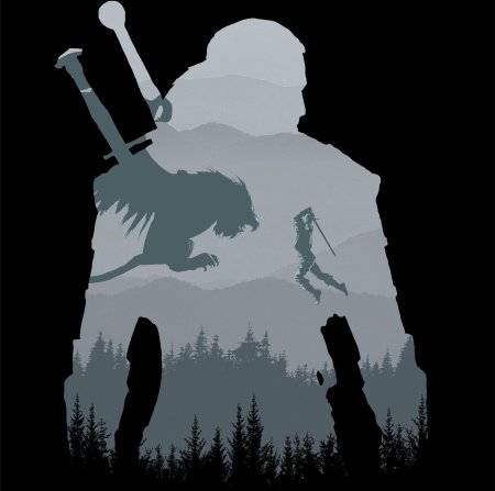 Ведьмак силуэт