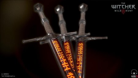 Руны на мече Ведьмак 3