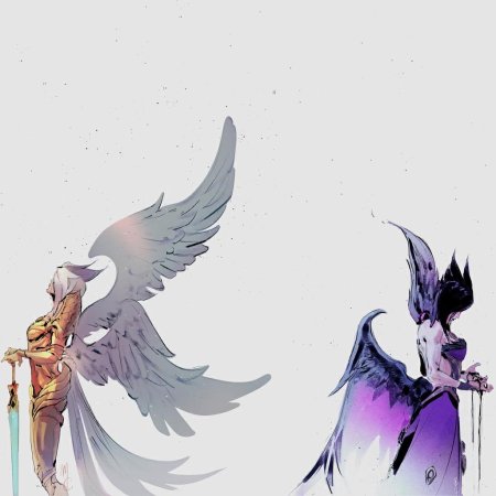 ЛОЛ Моргана и Кейл арт