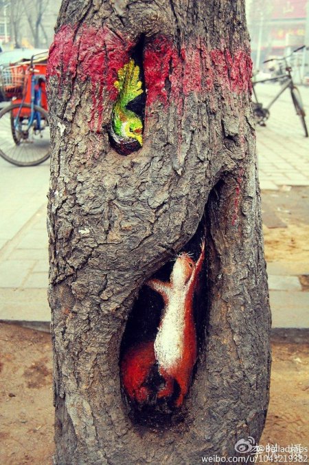 Дерево с дуплом