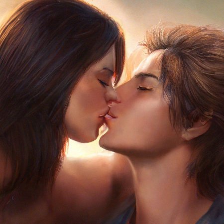 Французский поцелуй арты