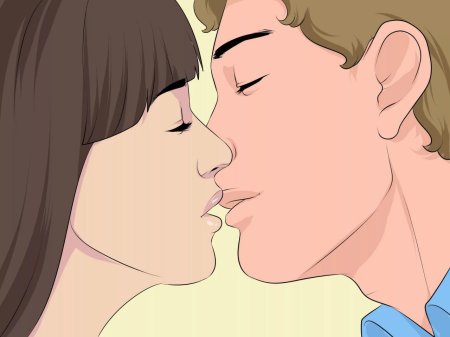 Поцелуй с языком