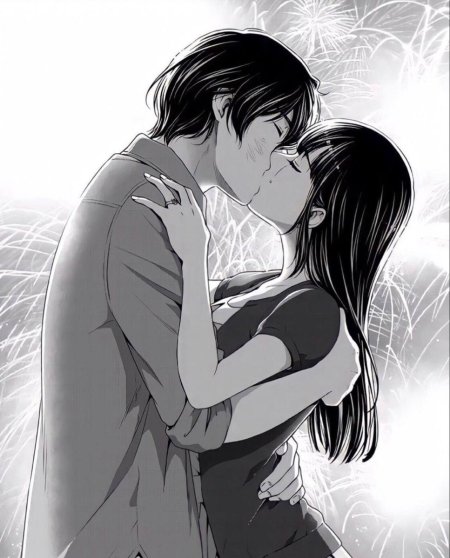 Поцелуй аниме