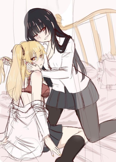 Юмеко Джабами и Мэри Саотомэ Юри