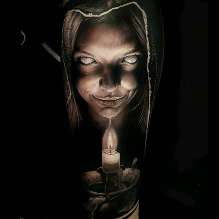 Татуировки в стиле хоррор эскизы