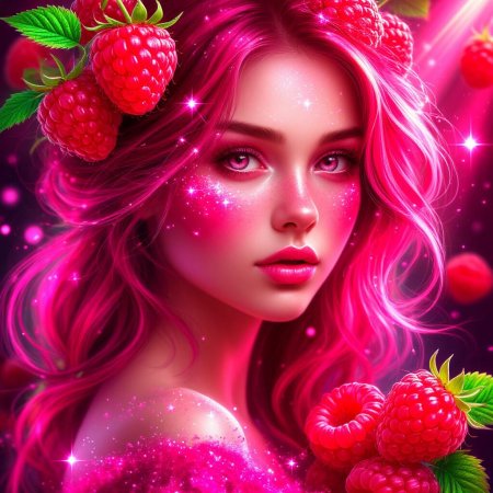 Арт красивая девушка