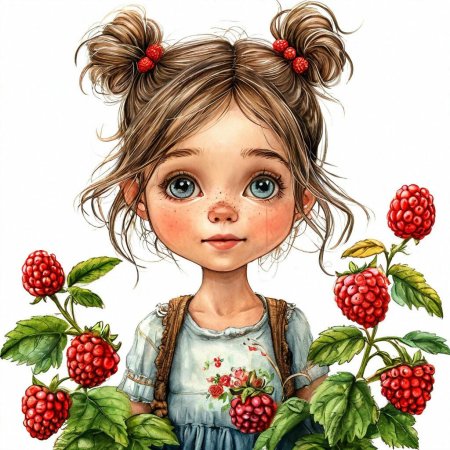 Малина рисунки