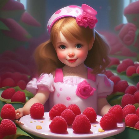 Малиновая девочка