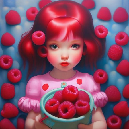 Малиновая девочка