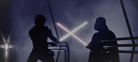 Дарт Вейдер и люк Скайуокер