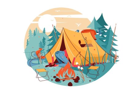 Палатка стилизованная