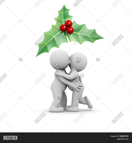 Поцелуй под омелой