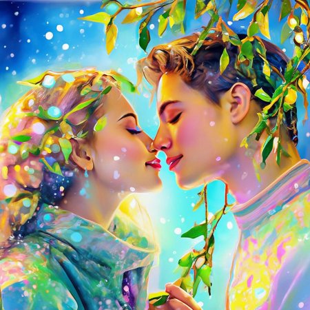 Романтические поцелуи