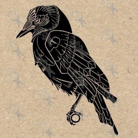 Ворон стилизация