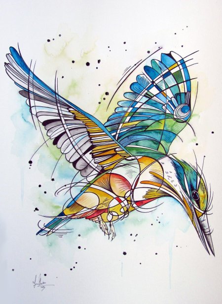 Птица графика