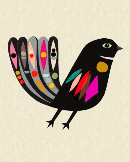 Птица стилизация