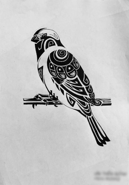 Птица стилизация