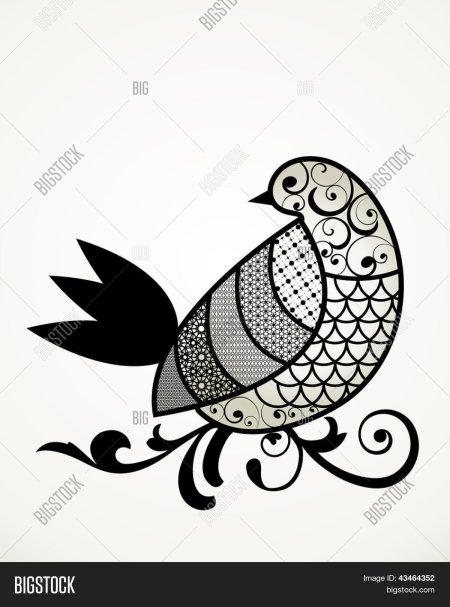 Орнамент птица