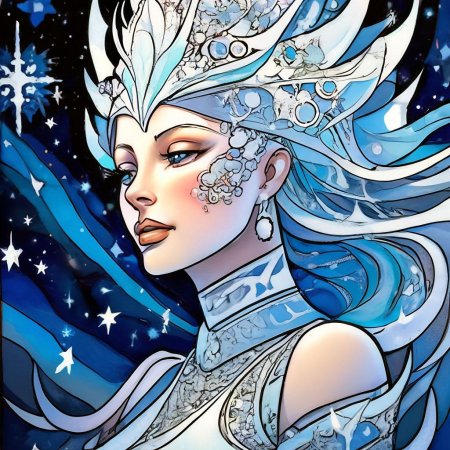 Портрет снежной королевы