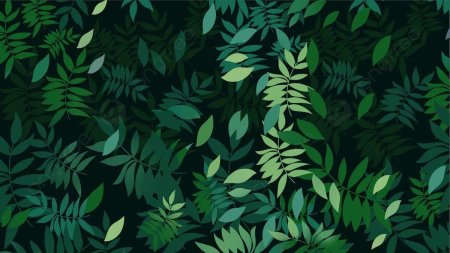 Темно зеленые листья