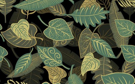 Паттерн листья