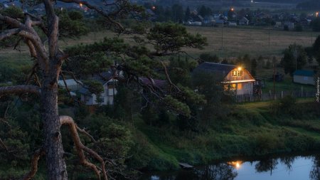 Летняя ночь в деревне