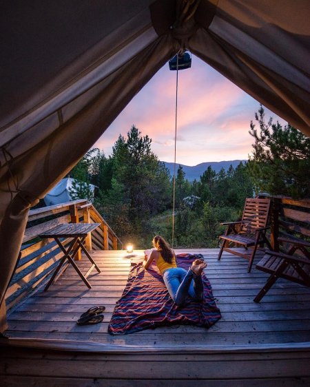 Глэмпинг Куршская коса