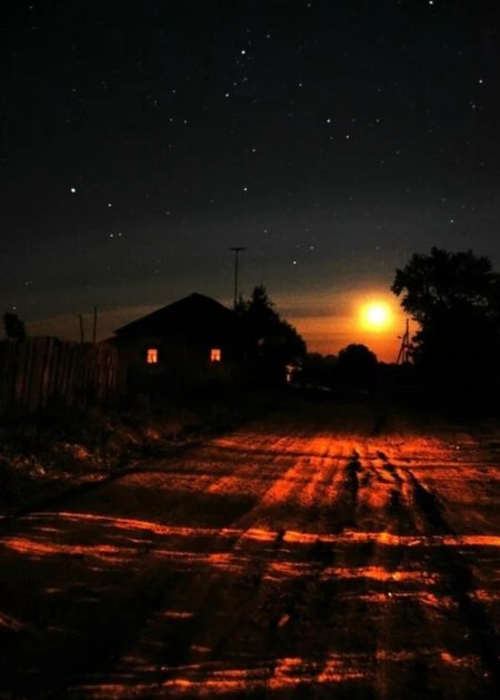 Летняя ночь в деревне