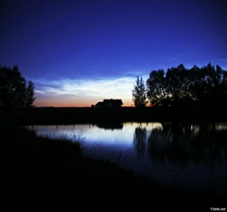 Ночь в деревне летом