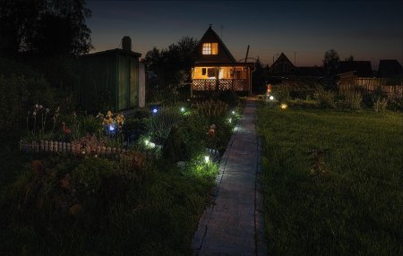 Освещение дачного участка