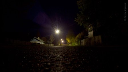 Деревня ночь