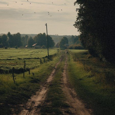 Пейзаж дорога