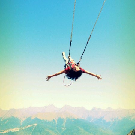 Небесные качели красная Поляна