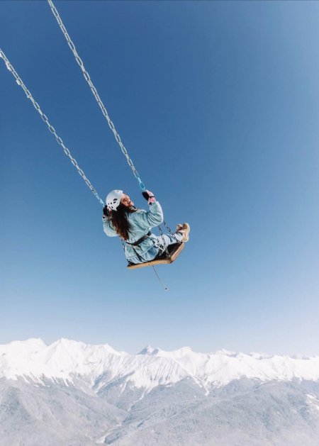 Канатная дорога роза пик