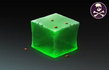 Желе кубики