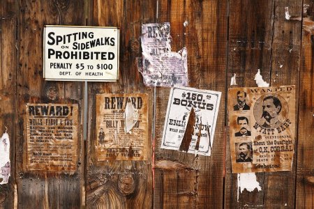 Доски в стиле дикого Запада