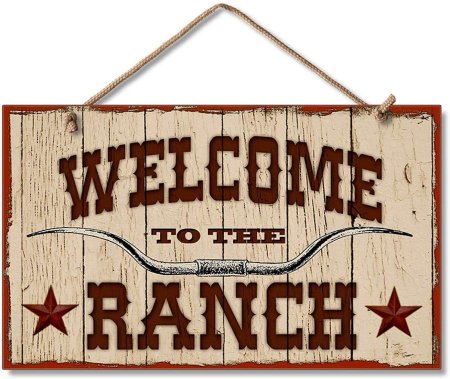 Вывеска Салун дикий Запад