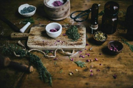 Лесная ведьма травница Эстетика