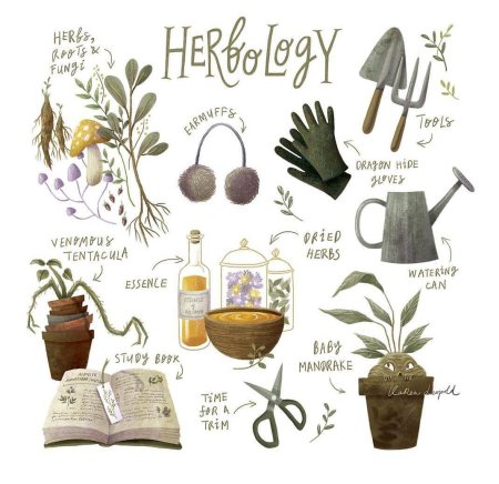 Растения из Гарри Поттера Травология