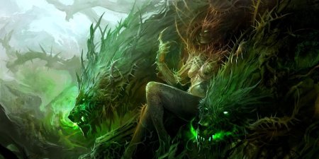 Дриада ДНД арт