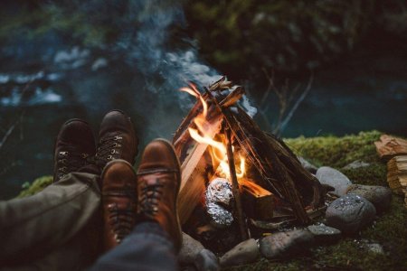 Уютный вечер у костра