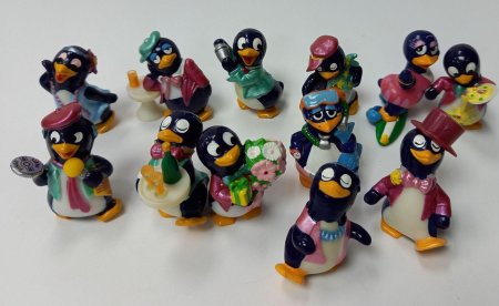 Коллекция киндер пингвины