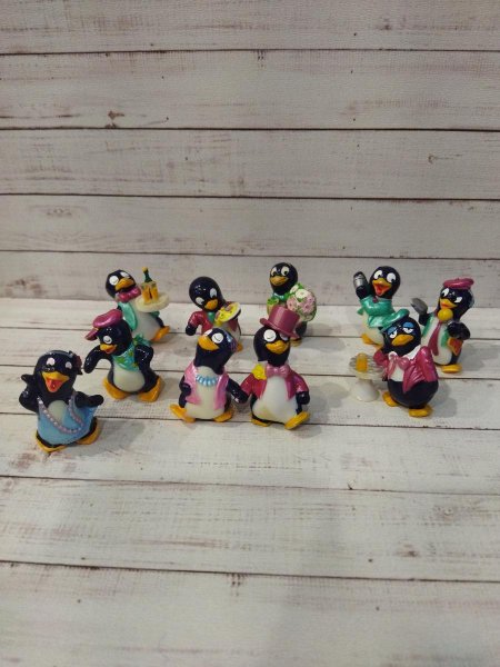 Пингвины из киндер сюрприза х