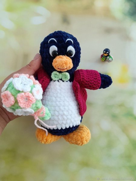 Вязаный пингвин