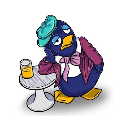 Пингвин алкоголик