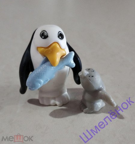 Фигурка пингвин с пингвиненком