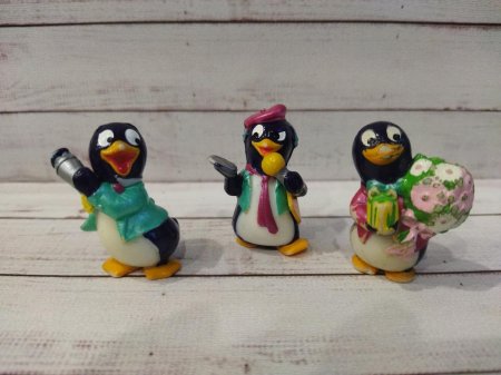 Коллекция пингвинов из киндер сюрприза х