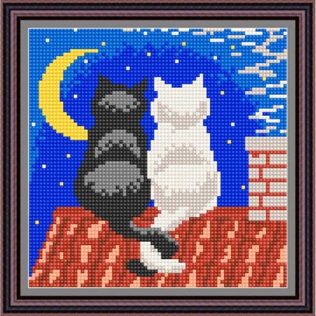 Вышивка коты